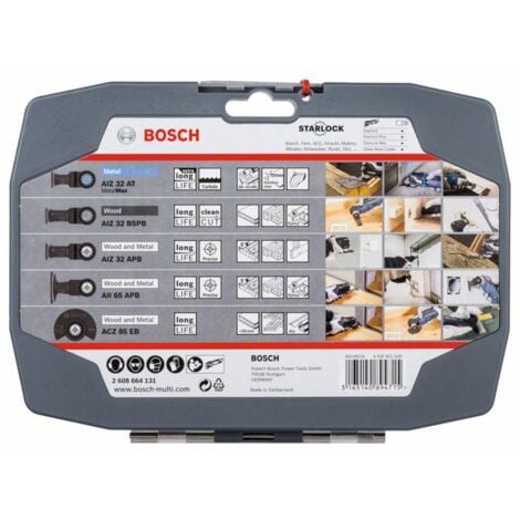 Bosch Accessories 2608664131 Best of Cutting Jeu de lames plongeantes 5 pièces 1 set