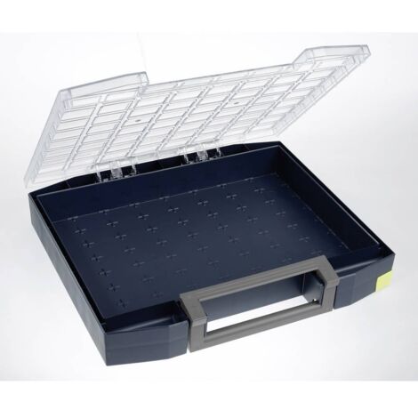 raaco Boxxser 80 8x8-0 Mallette de rangement (l x H x P) 465 x 78 x 401 mm Nombre de compartiments: 0 Contenu 1 pc(s) D613611 (1/3)