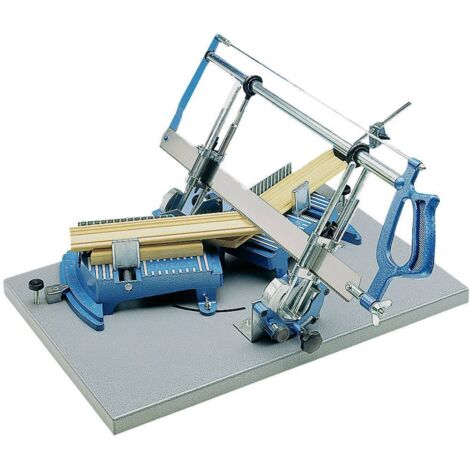 Kupper – Scie à onglet 3030 pour bois et métaux non ferreux – Largeur de coupe 190 mm – Angles réglables 90°/45° – Lame universelle 620 mm incluse - W059541