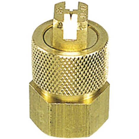 Gloria – Buse à jet plat spéciale en laiton – Accessoire pour pulvérisateur – Angle de pulvérisation 80° – Largeur de pulvérisation constante