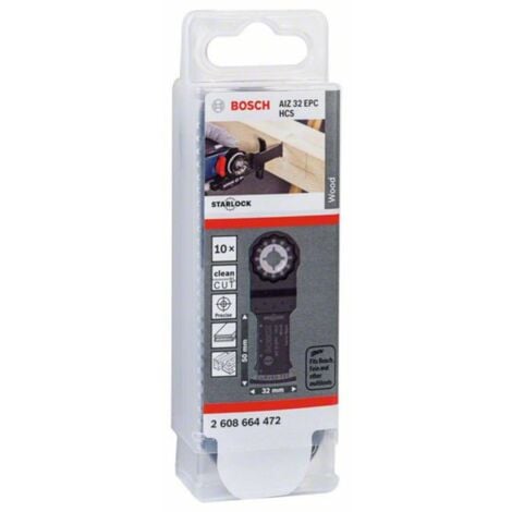 Bosch Accessories 2608664472 2608664472 HCS Jeu de lames plongeantes 32 mm 10 pc(s)