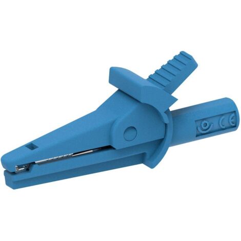 Electro PJP 5002-IEC-d4-CD1-Bl Pince crocodile bleu Plage de serrage max.: 9 mm Longueur: 51 mm 1 pc(s) (1/2)