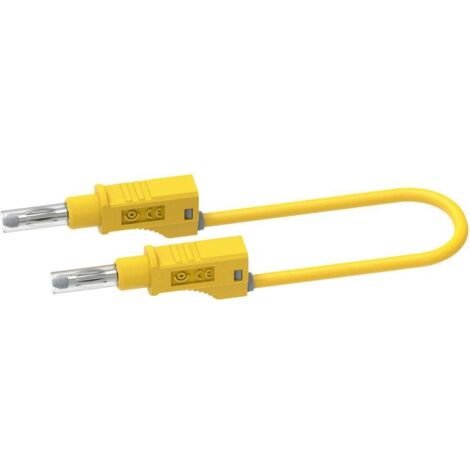 Electro PJP 2217/600V-CD1-200J Cordon de mesure banane mâle banane mâle 2.00 m jaune 1 pc(s) D357252 (1/3)