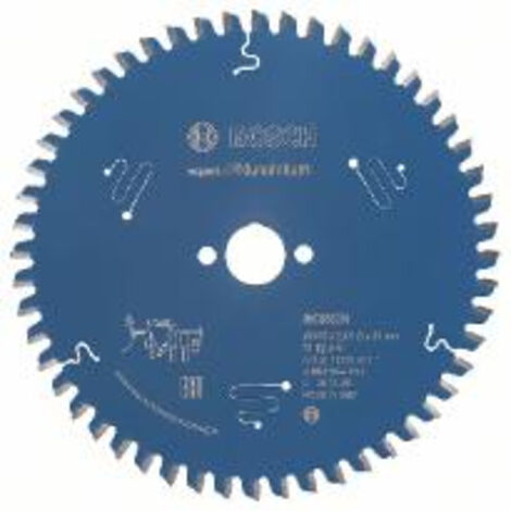 Bosch – Lame de scie circulaire 165 mm – Alésage 20 mm – Épaisseur 1.6 mm – Nombre de dents 52 – Pour aluminium et métaux non ferreux