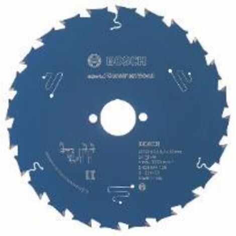 Bosch – Lame de scie circulaire 190mm 30mm 1.3mm 24 dents – Pour bois de construction avec corps étrangers – 2608644139