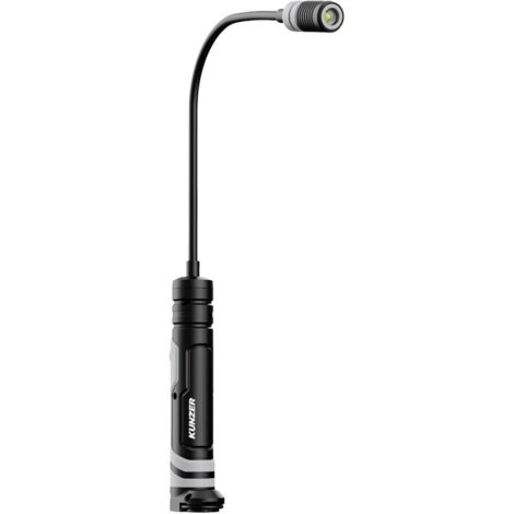 Lampe De Travail LED Kunzer Avec Col De Cygne Flexible - 300 Lumens - Autonomie 7h - Support Magnétique