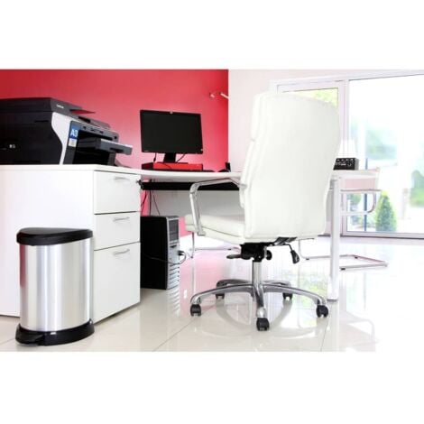 Curver DECO Bin 240568 Poubelle 15 l (l x H x P) 303 x 448 x 268 mm argent, noir 1 pc(s)