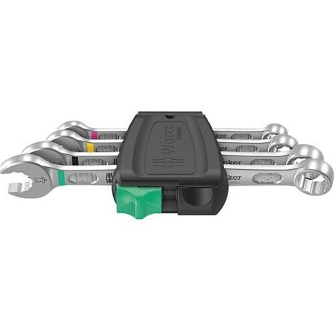 Wera 05020228001 6003 Joker 4 Set 1 Jeu de clés mixtes 4 pièces Ouverture de clé (métrique) 8 - 13 mm