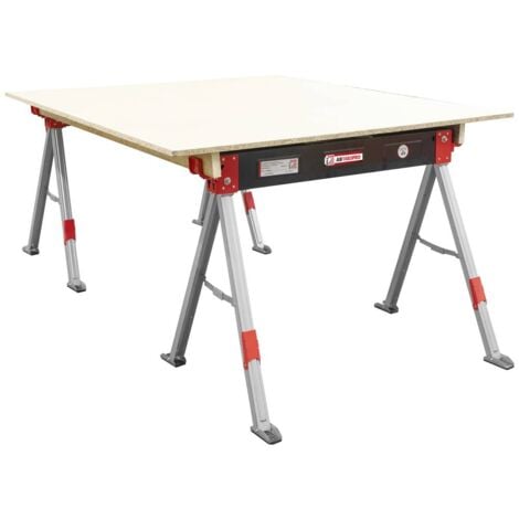 Holzmann Maschinen AB1085PRO Tréteau pliable à hauteur réglable, pliable 590 kg (l x P) 1085 mm x 632 mm 9.3 kg 1 pc(s)