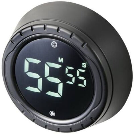 Sygonix Minuteur noir numérique D218252 (1/6)