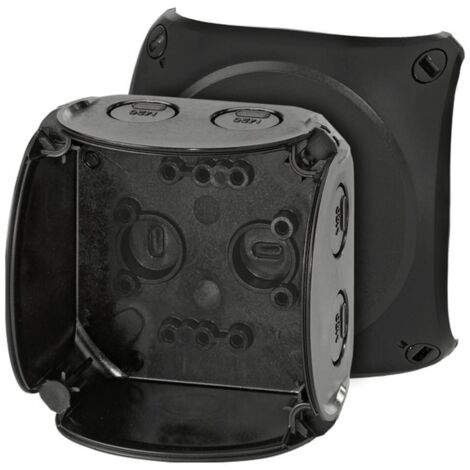 Hensel 62000042 Boîte de dérivation (L x l x H) 62 x 93 x 93 mm noir IP66, IP67, IP69 1 pc(s) (1/2)