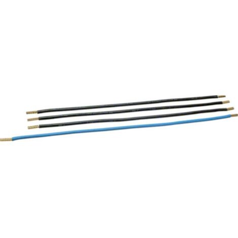 Hager – Câble électrique 10 mm² Y87A – Faisceau 4 pôles – Longueur 375 mm – Pour installations électriques professionnelles (1/2)