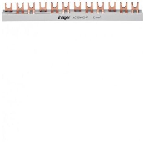 Hager KDN363B HAGER KDN363B Accessoire pour disjoncteur Rail de phase 1 pc(s) (1/3)