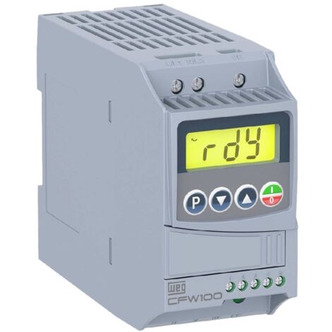 WEG Convertisseur de fréquence CFW100 A 01P6 S2 0.18 kW monophasé 200 V, 240 V