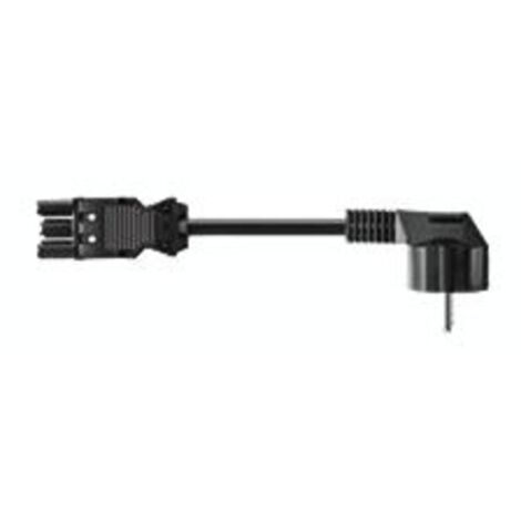 Bachmann 375.075 Câble de raccordement noir 2.00 m (1/4)