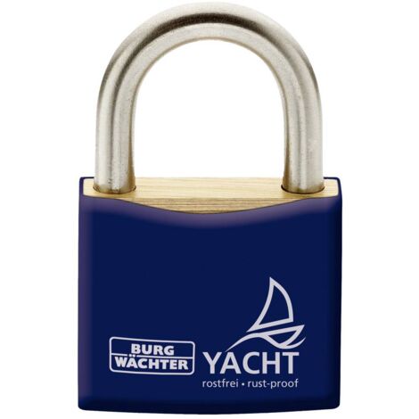 Burg Wächter 35481 Cadenas 50.00 mm fermeture différente bleu avec serrure à clé