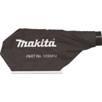 Sac à poussière 1232412 pour aspirateur souffleur – Compatible avec Makita – Sac noir pour espaces confinés – 1 pièce