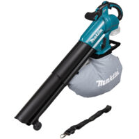 Makita – Souffleur aspirateur sans fil 18V DUB187Z – Vitesse de l'air 64 m/s – Moteur Li-Ion – 25L sac de ramassage