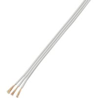 Fil de câblage TRU COMPONENTS NYFAZ/CCA 1566989 3 x 0.75 mm² blanc 20 m