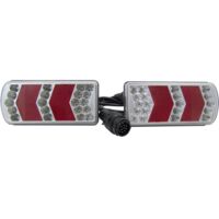 LED, LED CMS KIT DÉCLAIRAGE POUR REMORQUE CLIGNOTANT, FEU STOP, ÉCLAIRAGE DE PLAQUE MINÉRALOGIQUE, FEU ANTIBROUILLARD ARRIÈRE, R