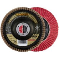 Rhodius 210183 LSK FK Disque segmenté Diamètre 125 mm Ø de perçage 22.23 mm Grain 60 acier inoxydable 1 pc(s)