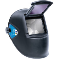 GYS – Masque de soudeur teinté 11 – Protection soudage jusqu'à 175A – Fenêtre relevable pour vision meulage – Conception ergonomique