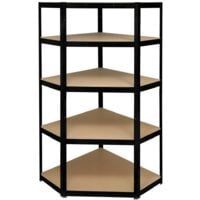 Module d'angle pour étagère de stockage TOOLCRAFT TO-8701224 175 kg (l x H x P) 700 x 1800 x 700 mm métal (thermolaqué)