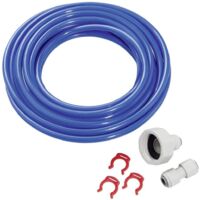 Conduite d'eau 6 m – Raccords rapides 1/4 – Compatible réfrigérateurs US – Droit alimentaire – 5 pièces incluses – Xavax