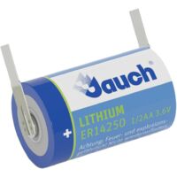 Jauch Quartz ER 14250J-T Pile spéciale 1/2 LR6 (AA) cosses à souder en U lithium 3.6 V 1200 mAh 1 pc(s)