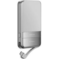 Ecoflow – Batterie externe magnétique 5000 mAh – Charge sans fil Qi2 15W – Recharge rapide 30W/65W – Support intégré pour utilisation mains libres