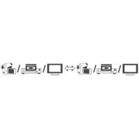 Câble Adaptateur Mini DIN Vers Péritel SPEAKA PROFESSIONAL - 1.5m Noir - Pour Récepteurs Xoro HRT 8772/8780