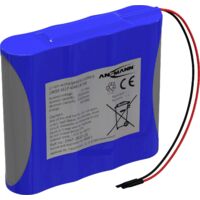 Ansmann 4S1P Akkupack 4x 18650 Kabel Li-Ion 14.5V 3500mAh Pack de piles rechargeables 4x Li-Ion 14.5 V 3500 mAh