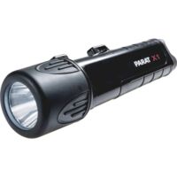 Lampe de poche X1 LED 167x38mm noir Parat