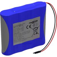 Ansmann 4S1P Akkupack 4x 18650 Kabel Li-Ion 14.4V 2600mAh Pack de piles rechargeables 4x Li-Ion 14.4 V 2600 mAh