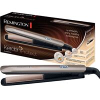 Lisseur Keratin Protect 230°C – Revêtement céramique enrichi en kératine – 9 réglages de température – Arrêt automatique 60 min – Remington