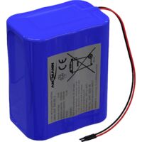 Ansmann 3S2P Akkupack 6x 18650 Kabel Li-Ion 10.8V 6700mAh Pack de piles rechargeables 6x Li-Ion 10.8 V 6700 mAh