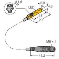 Turck Capteur de champ magnétique PNP BIM-UNR-AP6X-0,3-PSG3M C257742