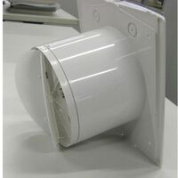 Clapet anti-refoulement Convient pour Ø de tube: 12.5 cm Wallair N40818 blanc - blanc