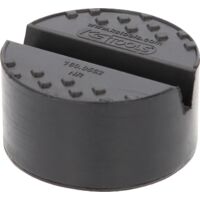 Kstools – Tapis en caoutchouc universel pour crics rouleurs – Protection antidérapante – Durabilité élevée – Diamètre 65mm, hauteur 42mm