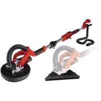 Einhell Ponceuse plâtre TE-DW 225 X (750 W, manche télescopique 165 cm maximum, spéciale mur et plafond) Livré en coffret avec disques et triangles