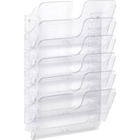 Durable FLEXIPLUS 6 compartiments porte-brochures noir transparent