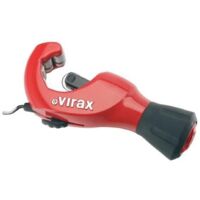 Virax – Coupe-tube pour cuivre 3-35 mm – Épaisseur de paroi 2 mm – Ébavurage rotatif avec lame interchangeable – Poignée Soft Touch