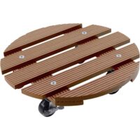 Metafranc WU0825120 Chariot de transport WPC Charge max: 60 kg 300 mm x 73 mm Nombre de roulettes pivotantes 4 Y702842