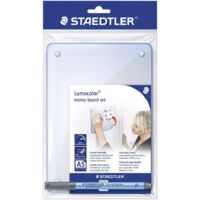 Staedtler Tableau mémo Lumocolor memo board 641 (l x H) 148 mm x 210 mm transparent feuille de tableau blanc amovible a