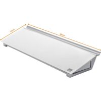 Nobo Tableau d affichage blanc brillant 46 x 15 cm