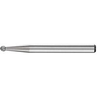 PFERD TOOLS 21211033 Fraise sur tige Carbure de tungstène boule Longueur 33 mm Dimension produit, Ø 2 mm Longueur de tr