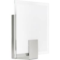 Applique murale LED E14 40 W – Acier inoxydable blanc – Dimmable – Indice de protection IP20 – Pour intérieur – Brilliant