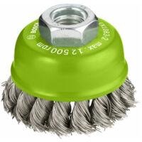 Bosch Accessories Brosse boisseau, inox 65 mm, 0,35 mm, 12500 tr/min, 14 2608622104 1 pc(s)