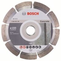 Bosch – Disque à tronçonner pour meuleuse 150 mm – Diamanté pour béton armé – Alésage 22,23 mm – Lot de 1 – 2608602198