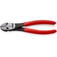 KNIPEX 73 71 180 TwinForce® Pince coupante de côté haute performance gainées en plastique atramentisée noire 180 mm